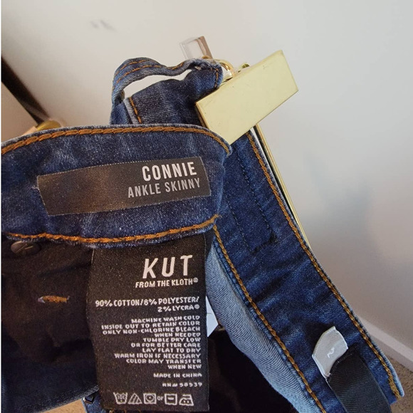 Kut from the Kloth Jeans Mid Rise Connie Ankle Skinny Denim - Picture 5 of 10